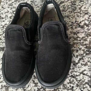 Kids Black Vans